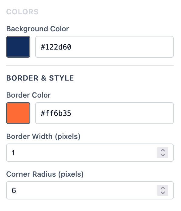 ESPHome LVGL Designer styling, colors properties