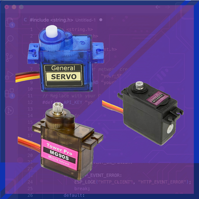 Discover the best servo motors compatible with ESP32, including SG90, MG90S, MG996R, and more. Perfect for projects requiring precise motion control and budget.