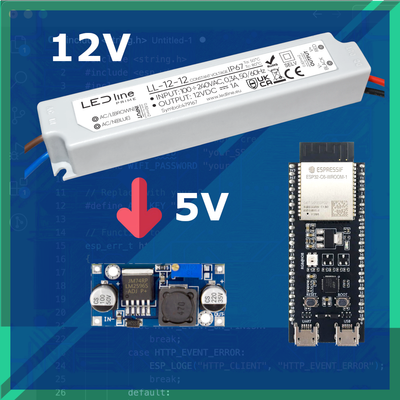 Safely power an ESP32 from a 12V source using a buck converter. Discover buck (step-down) converter modules, wiring diagrams, voltage adjustment, and safety tips.