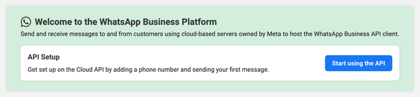 Meta Business App - Whatsapp Business Platform