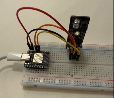 IR-08H Sensor wiring with ESP32