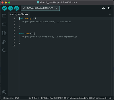 Arduino Language Default Empty Program