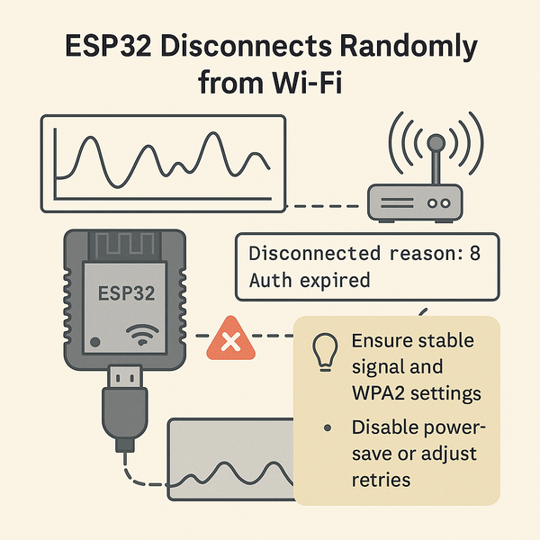 ESP32 Disconnects Randomly from Wi-Fi image
